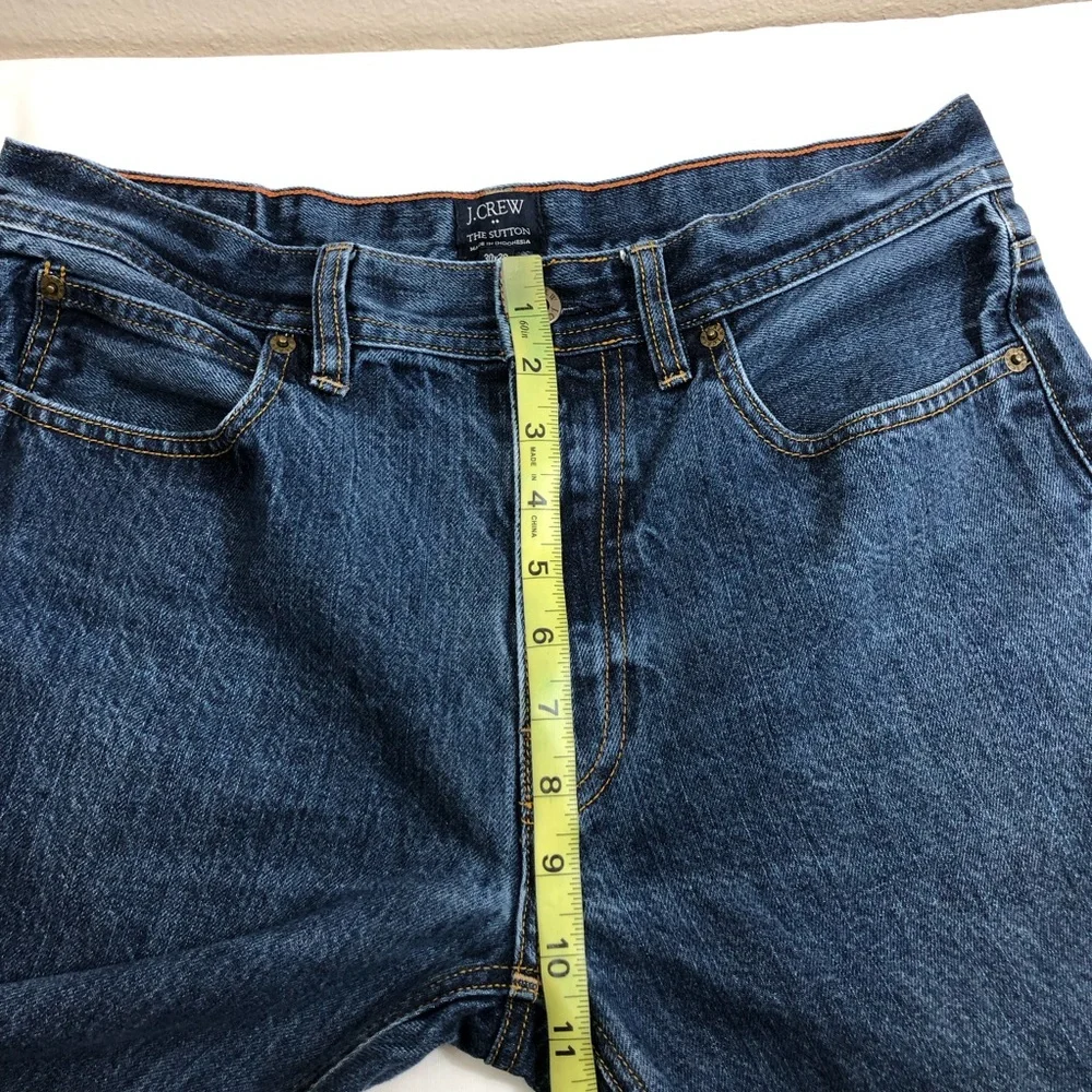J.CREW The Sutton Cotton Medium Wash Straight Leg Men’s Jeans W30 L30